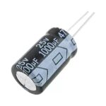 1000µF 25V Capacitor – Electrolytic Cap for Power Filtering & Voltage Smoothing