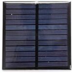 100x100mm Solar Panel – Compact 6V Output for DIY Projects and Charging Applications