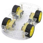 4WD Smart Robot Car Kit – Chassis & Motorized Platform for Arduino & STEM Projects