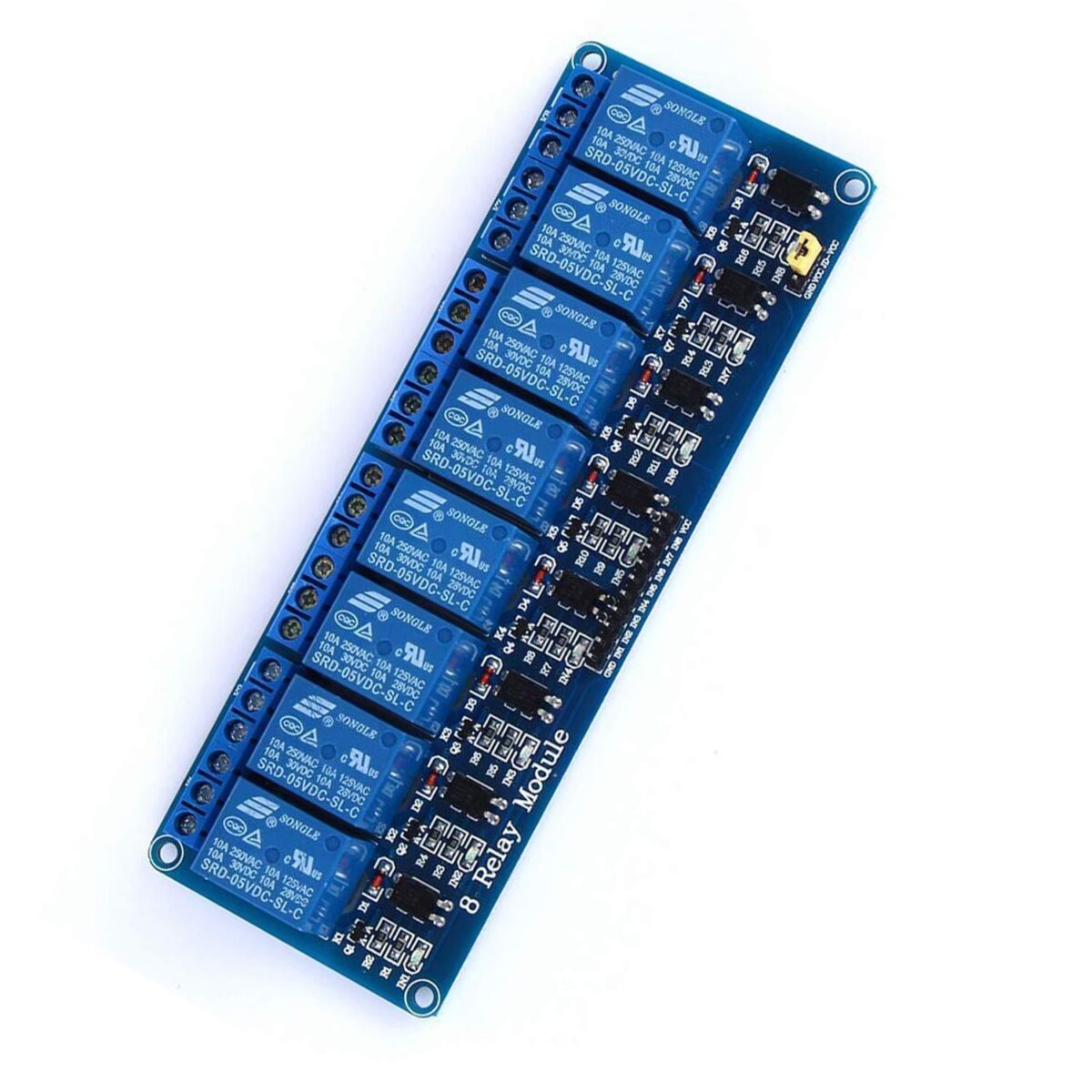 5V 8-Channel Relay Module – Opto-Isolated Switch Board for Home Automation & Robotics - Image 1
