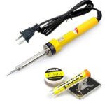 60W Soldering Iron with Wire, Flux & Stand – Complete Starter Kit for Repairs