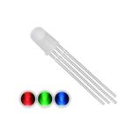 6mm RGB LED – Diffused Tricolor Diode for Lighting Effects & Indicator Applications