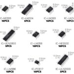 85-Piece IC Assortment Kit – Mixed DIP Chips for Prototyping & Repairs