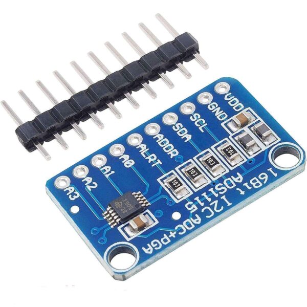 ADS1115 Analog to Digital Converter – 16-bit I2C ADC Module for Microcontroller Interfaces