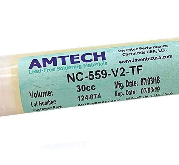 AMTECH NC-559-V2-TF Flux – Tacky No-Clean Soldering Paste (30cc USA)
