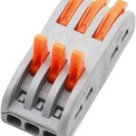 PCT-223 Lever Nut Connector – 3-Way Quick Terminal Block (Pack of 50)