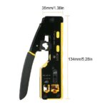 RJ45 Crimping Tool – Ratcheting Crimper for Ethernet & Modular Connectors