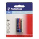 Westinghouse 9V Battery – Heavy Duty for Electronics, Sensors & Test Equipment