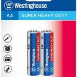 Westinghouse AA Super Heavy Duty Batteries (2-Pack) – Reliable Everyday Power